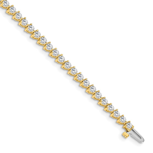 14k AAA Diamond Tennis Bracelet