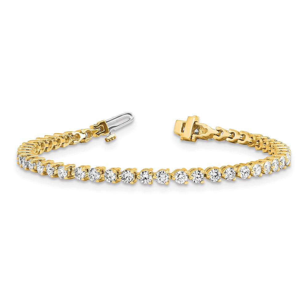 14k AA Diamond Tennis Bracelet