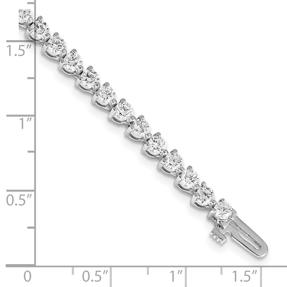 14k White Gold VS Diamond Tennis Bracelet