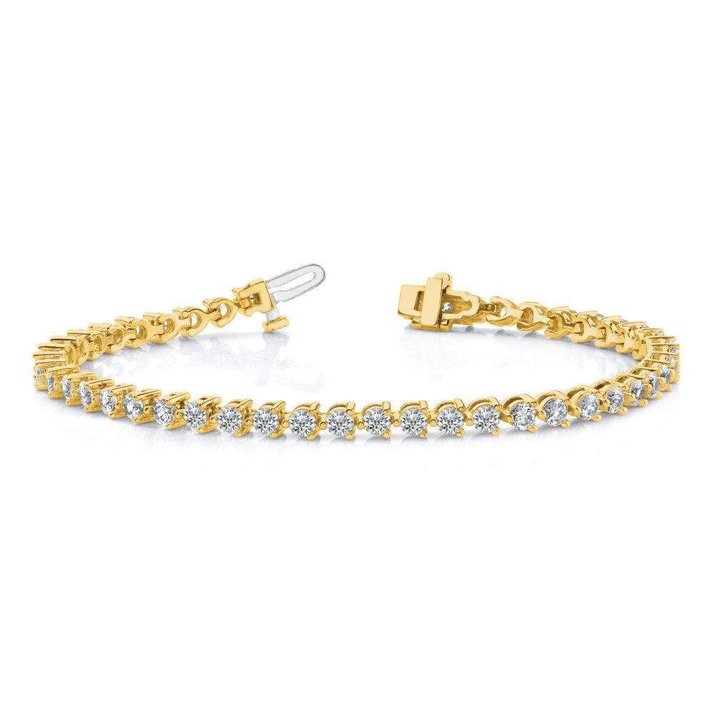 14k A Diamond Tennis Bracelet