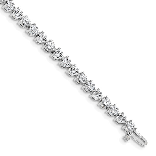14k White Gold A Diamond Tennis Bracelet
