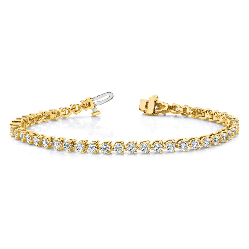 14k AAA Diamond Tennis Bracelet