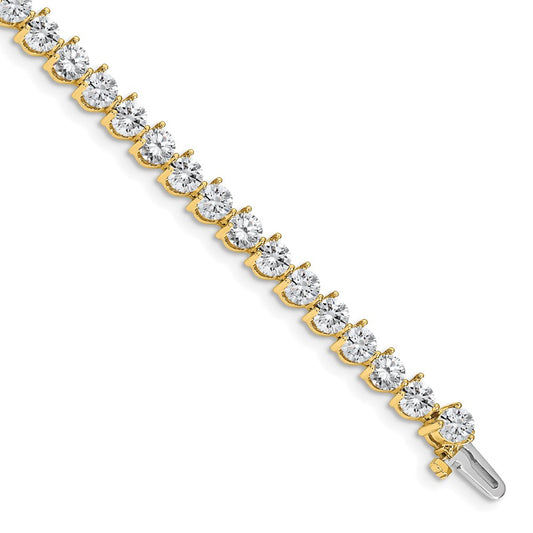 14k AAA Diamond Tennis Bracelet