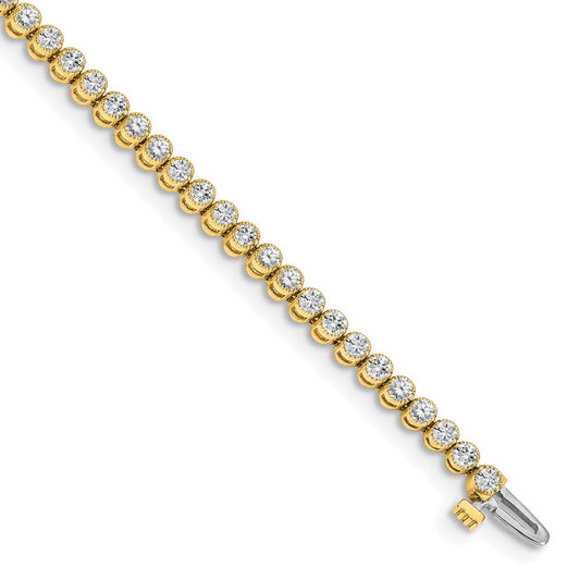 14k A Diamond Tennis Bracelet