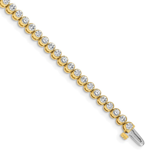 14k A Diamond Tennis Bracelet