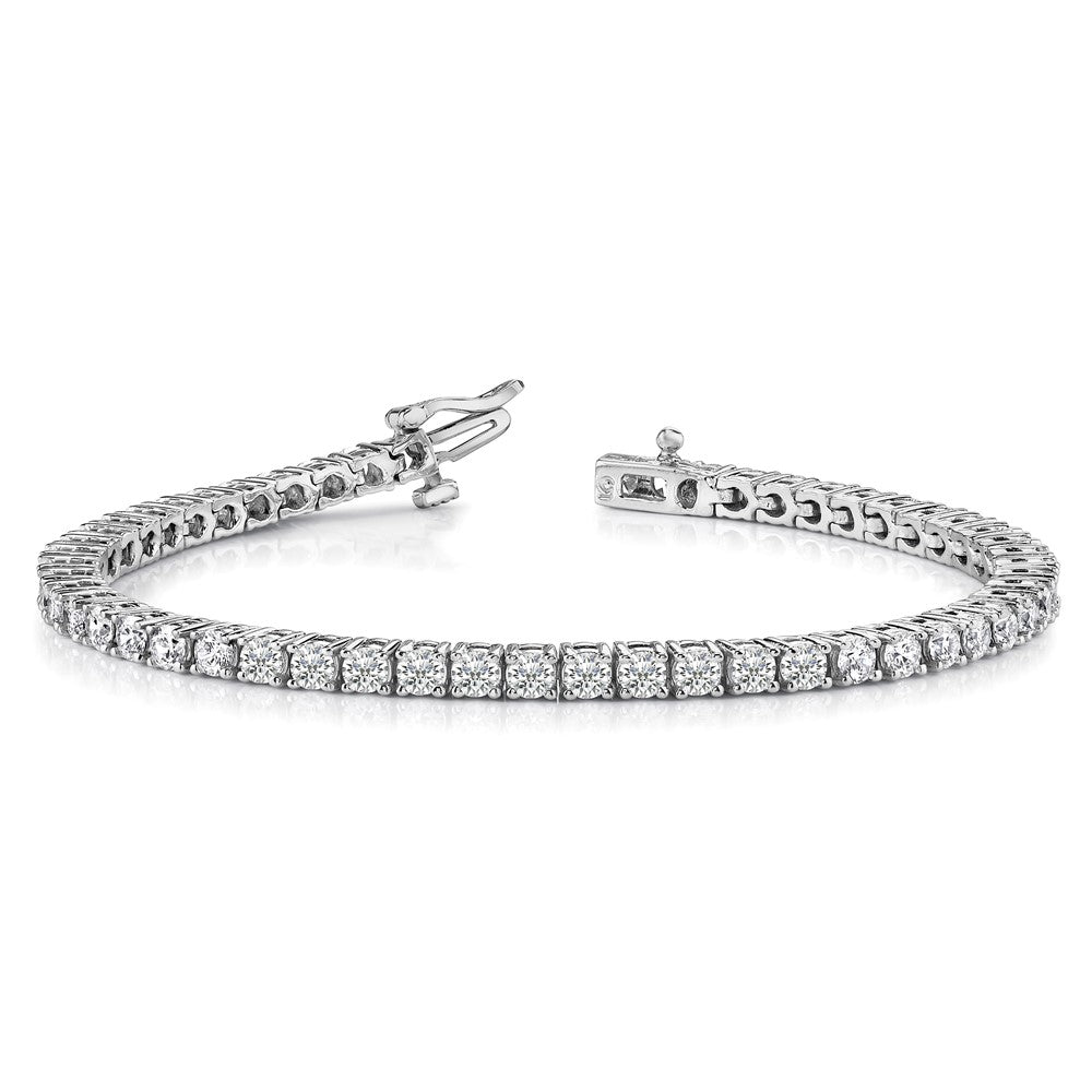 14k White Gold Tennis Bracelet Mounting