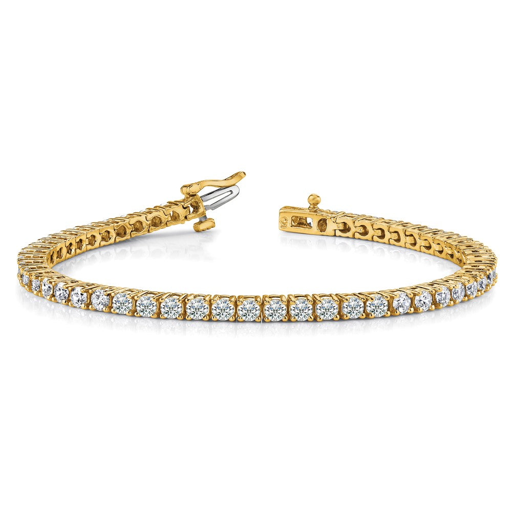 14k AAA Diamond Tennis Bracelet