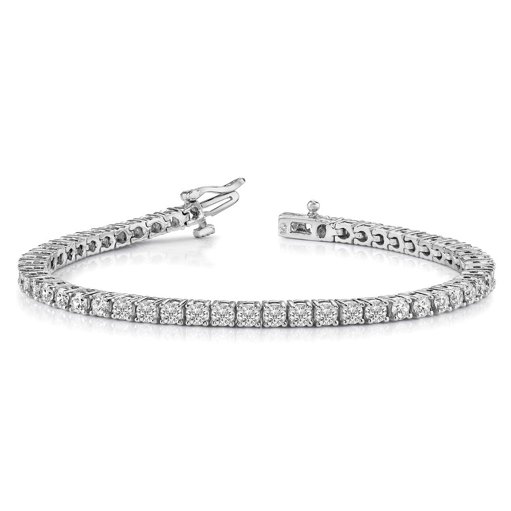 14k White Gold Tennis Bracelet Mounting