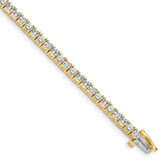 14k AAA Diamond Tennis Bracelet