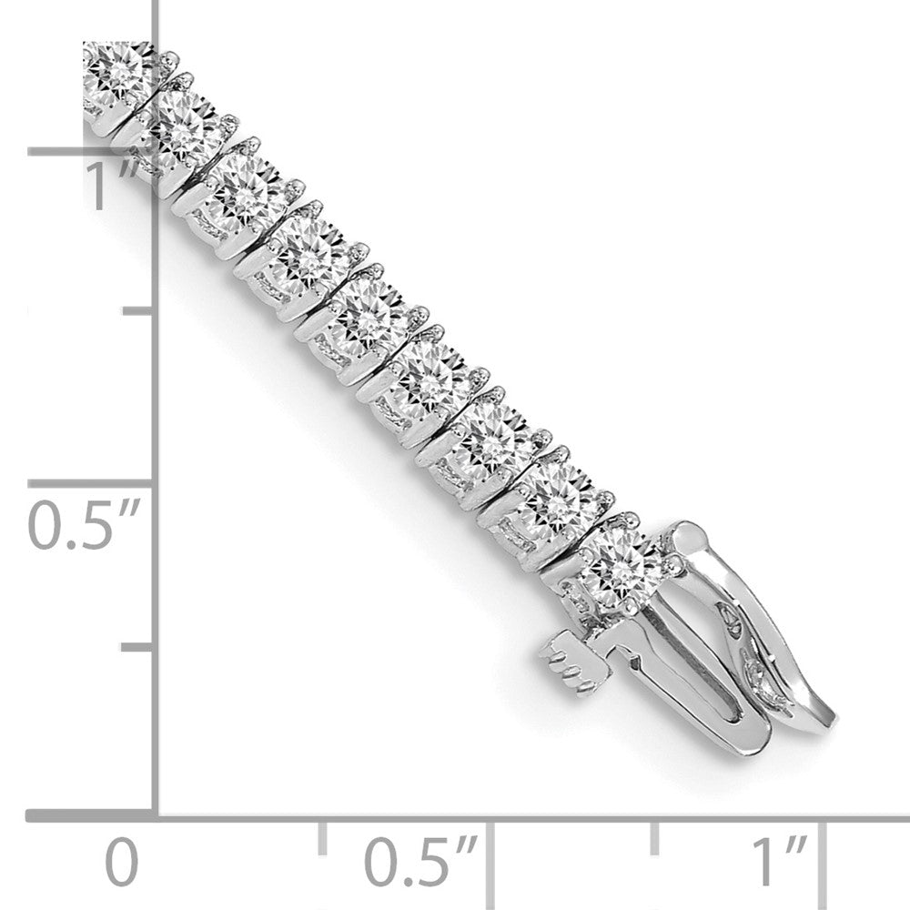 14k White Gold VS Diamond Tennis Bracelet
