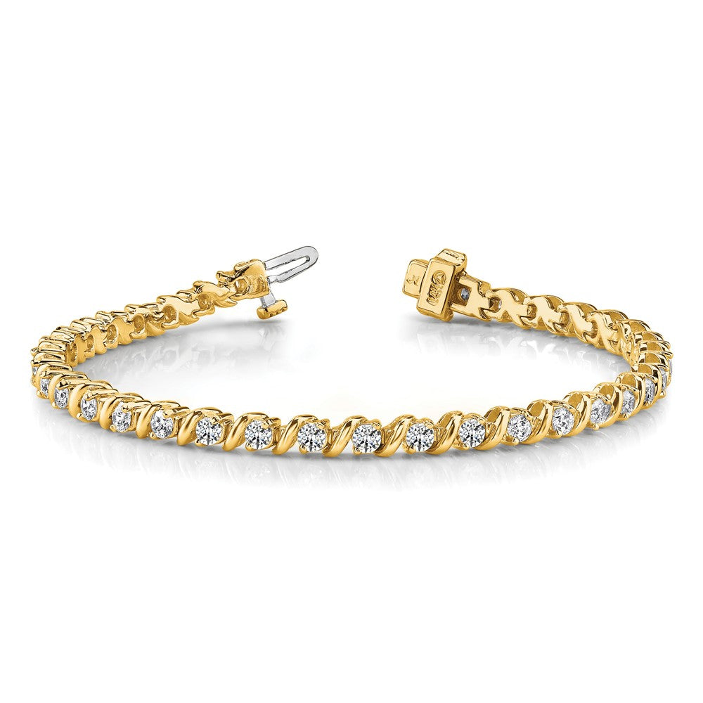 14k VS Diamond Tennis Bracelet