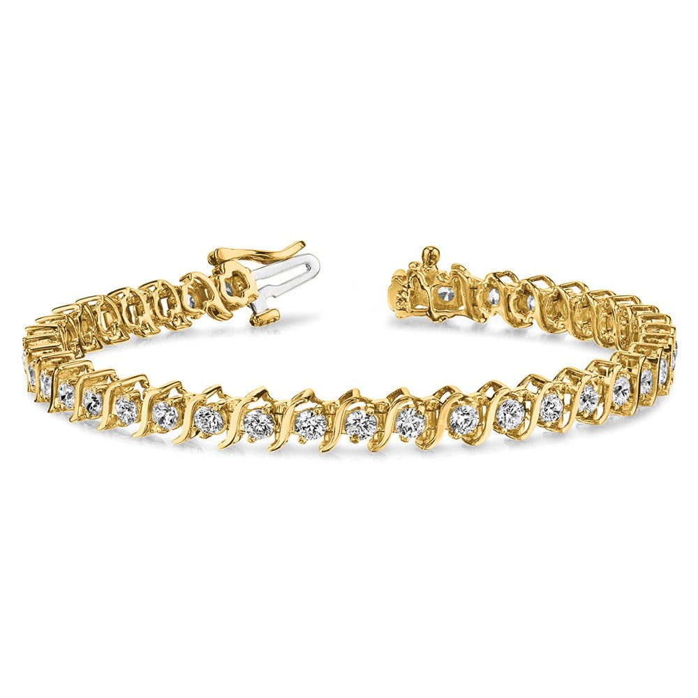 14k A Diamond Tennis Bracelet