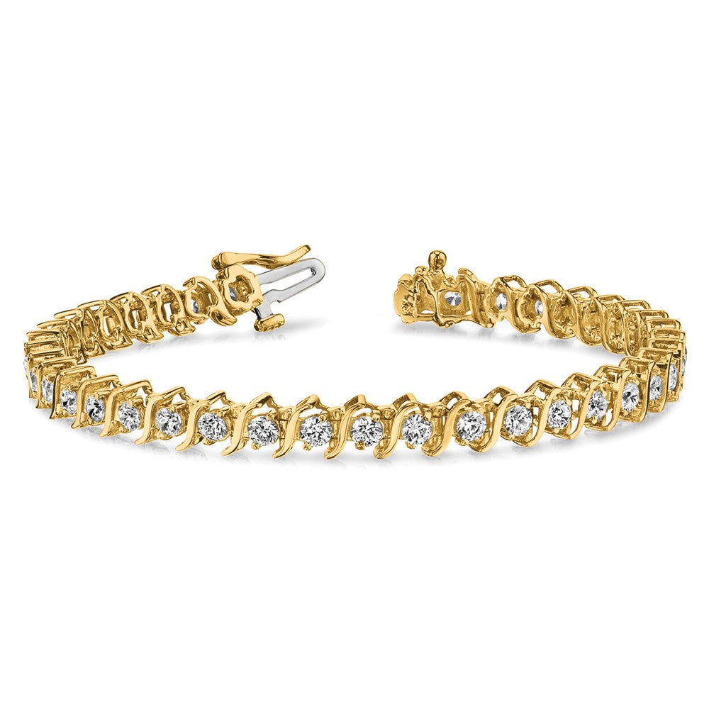14k A Diamond Tennis Bracelet