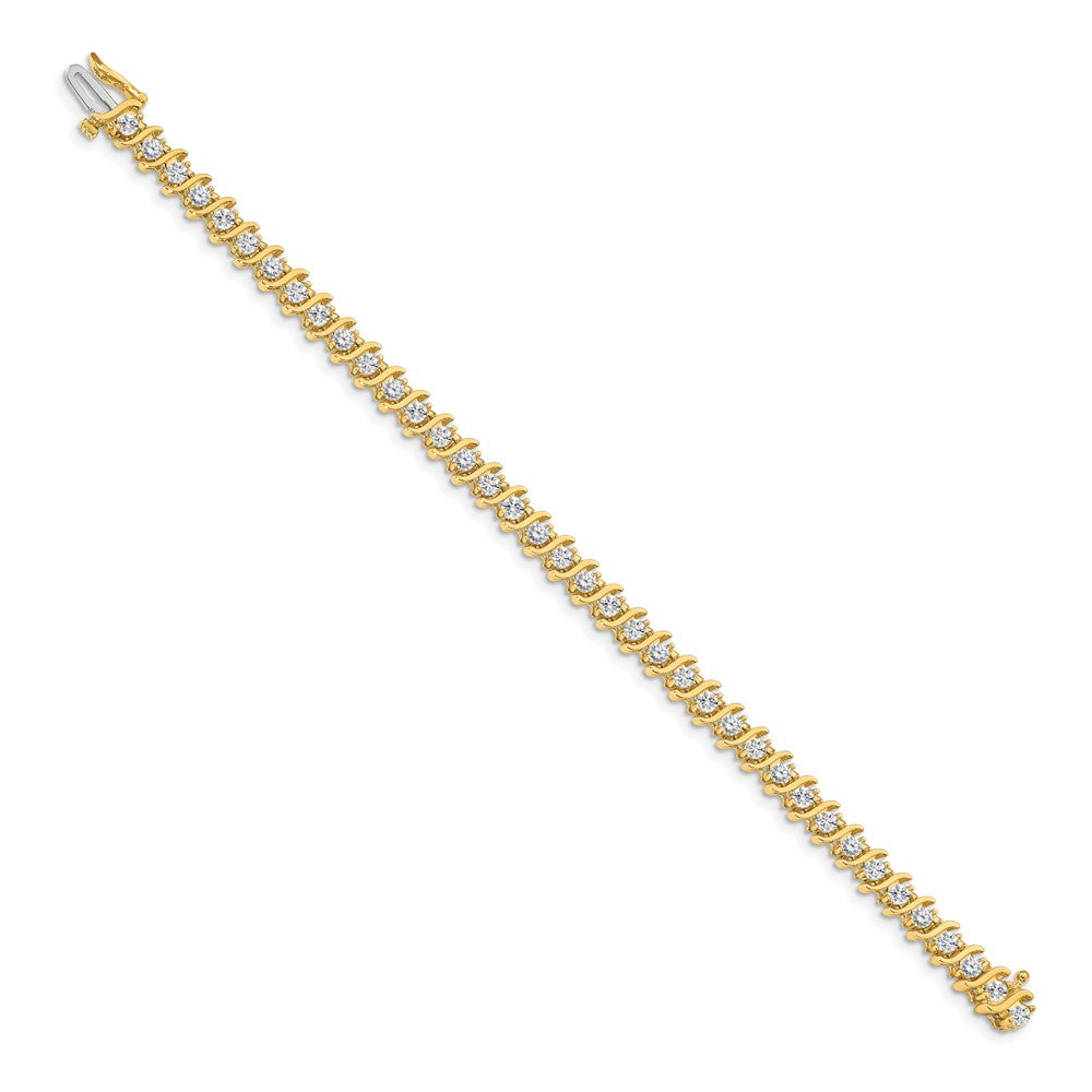 14k A Diamond Tennis Bracelet
