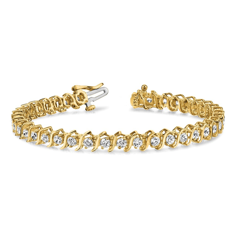 14k AAA Diamond Tennis Bracelet