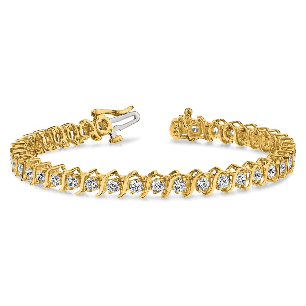 14k A Diamond Tennis Bracelet