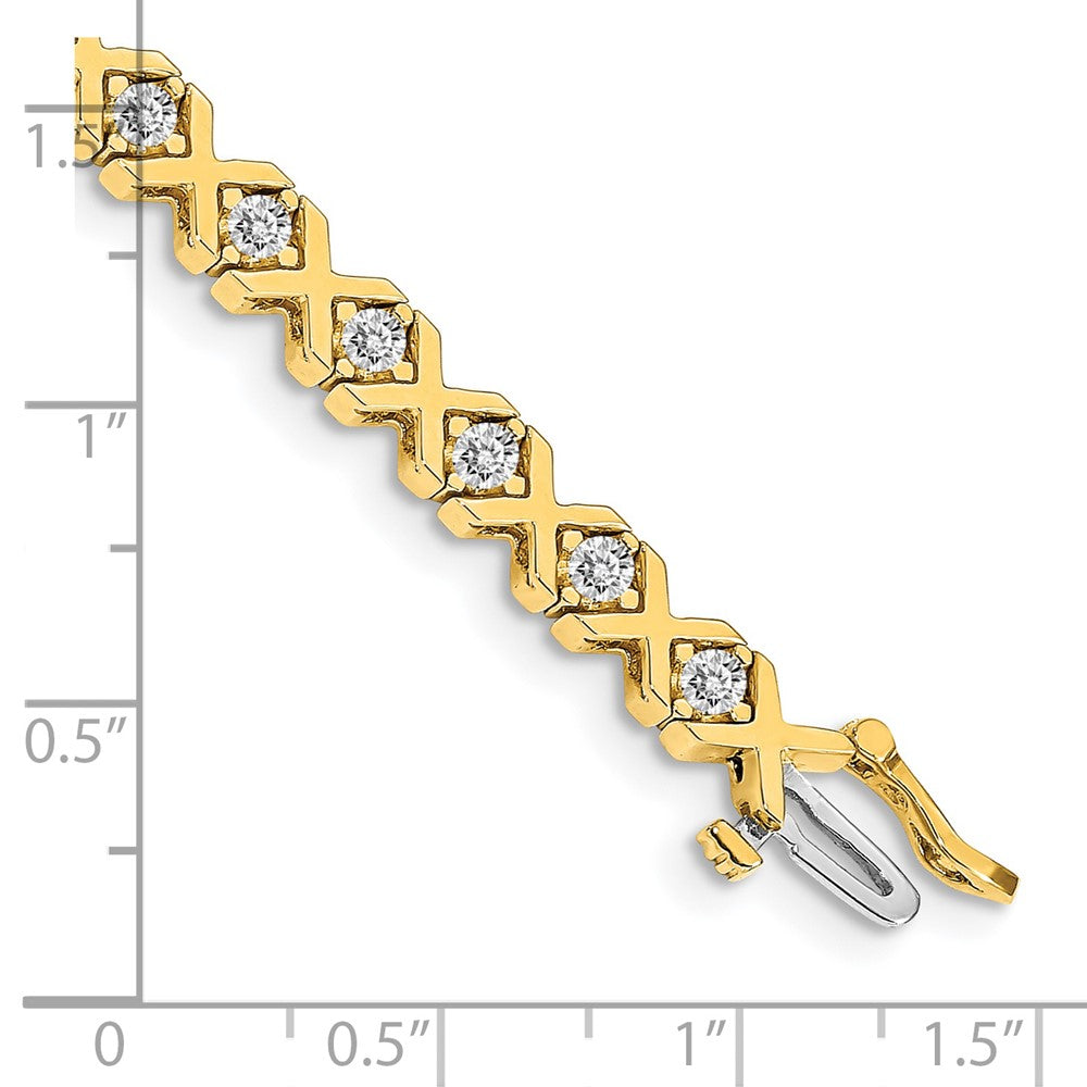 14k VS Diamond Tennis Bracelet