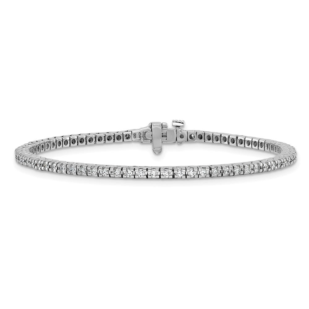14k White Gold Holds Tennis Bracelet Mounting
