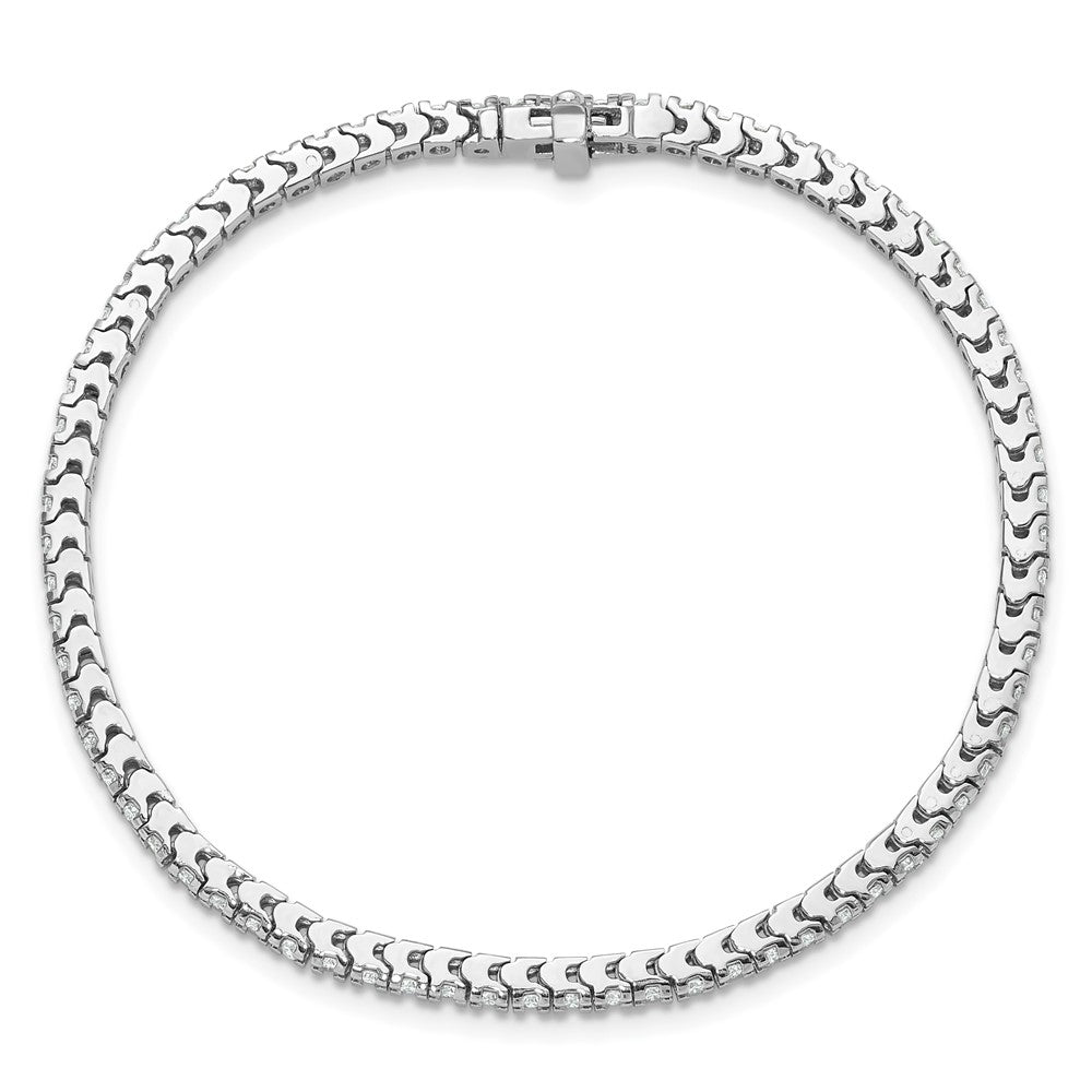 14k White Gold VS Diamond Tennis Bracelet