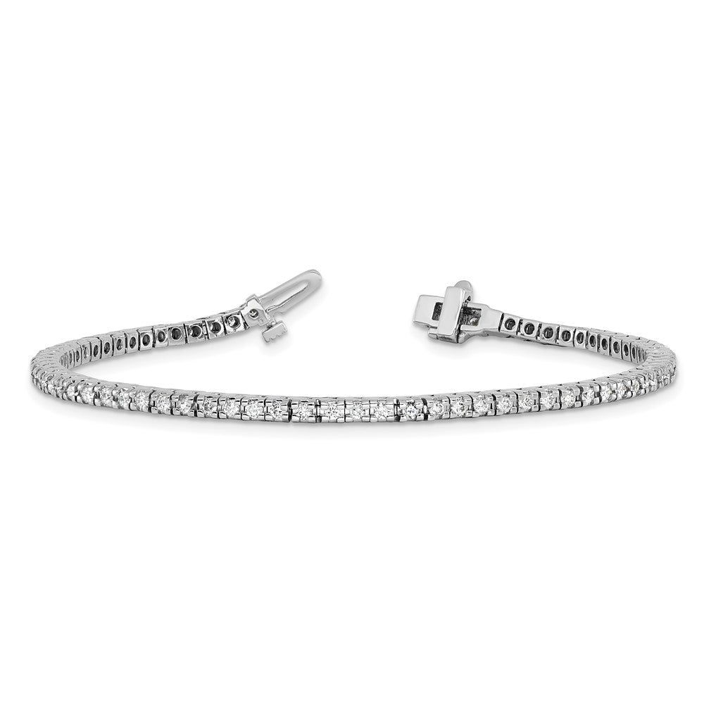 14k White Gold VS Diamond Tennis Bracelet