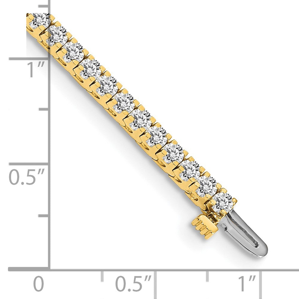 14k AAA Diamond Tennis Bracelet