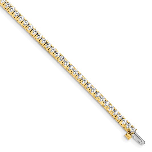 14k AA Diamond Tennis Bracelet