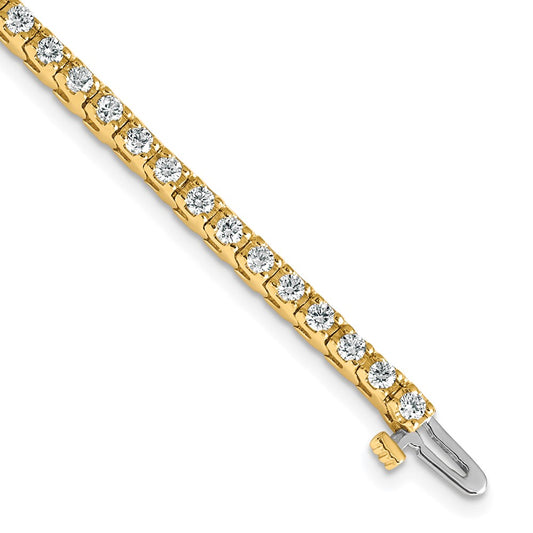 14k A Diamond Tennis Bracelet