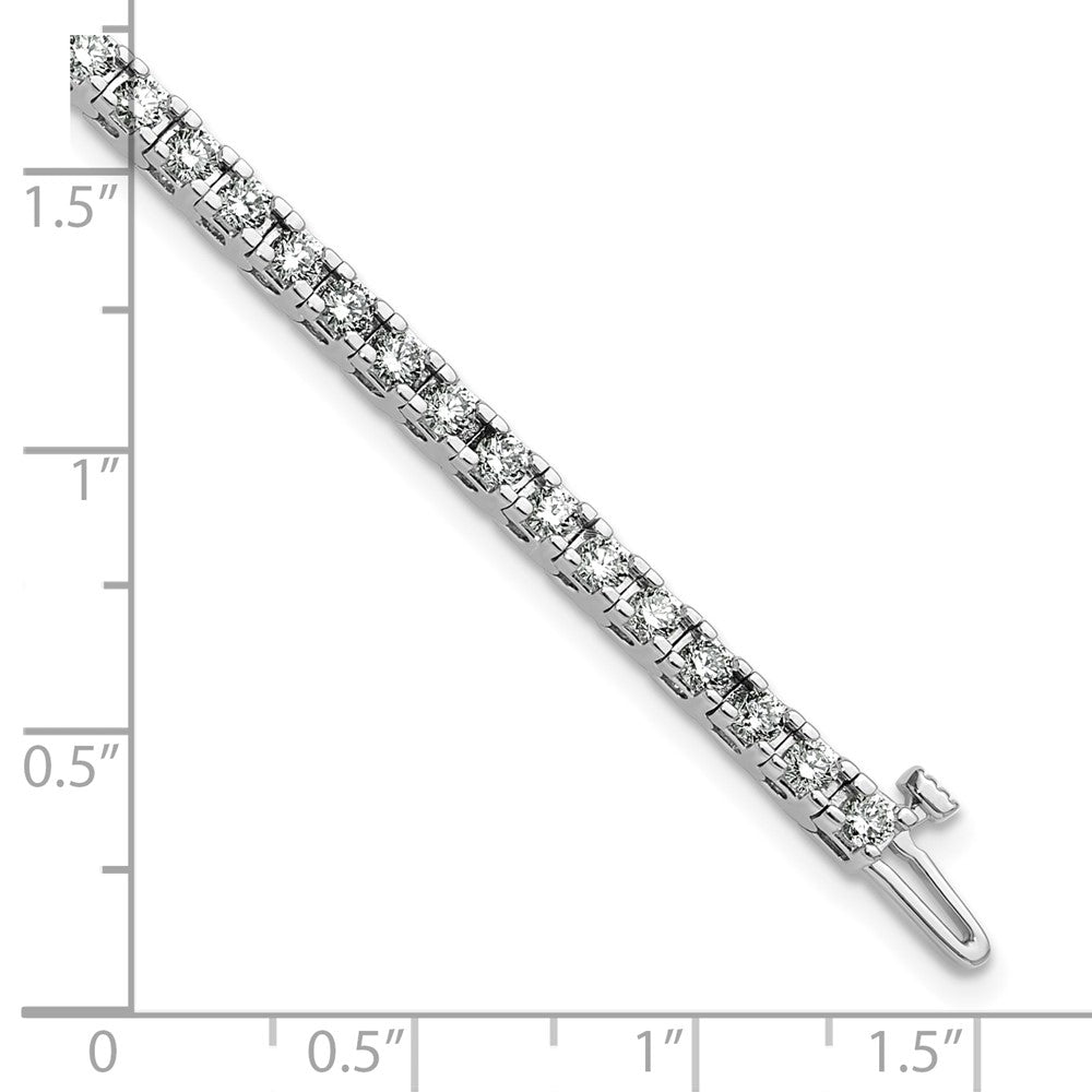 14k White Gold AA Diamond Tennis Bracelet
