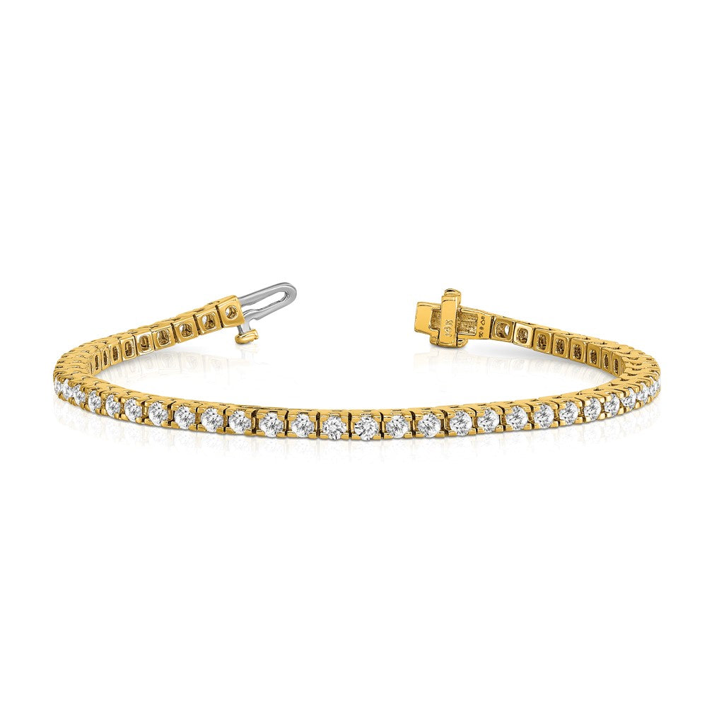 14k AAA Diamond Tennis Bracelet