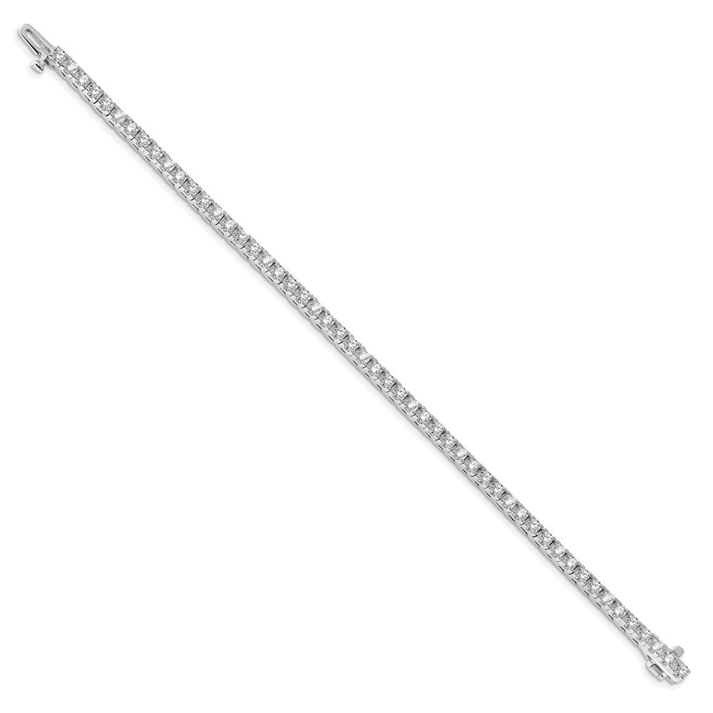 14k White Gold AAA Diamond Tennis Bracelet