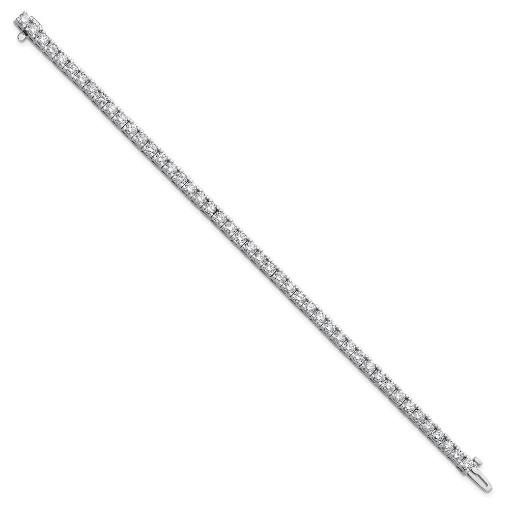 14k White Gold A Diamond Tennis Bracelet