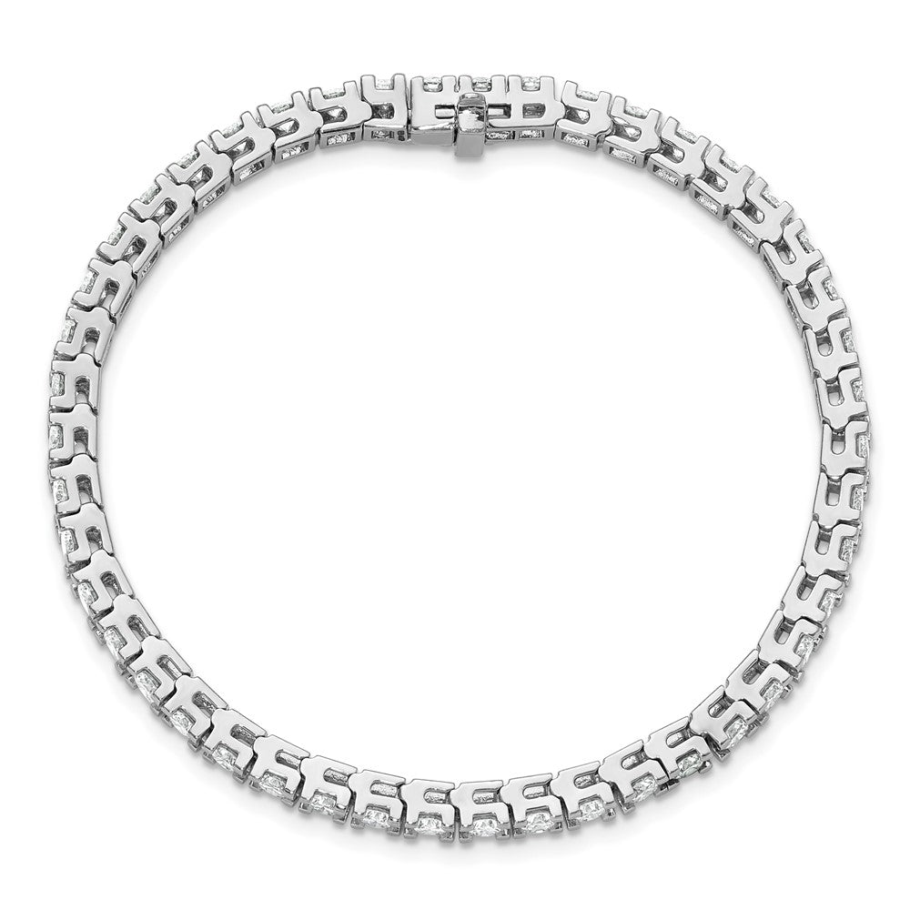 14k White Gold AA Diamond Tennis Bracelet