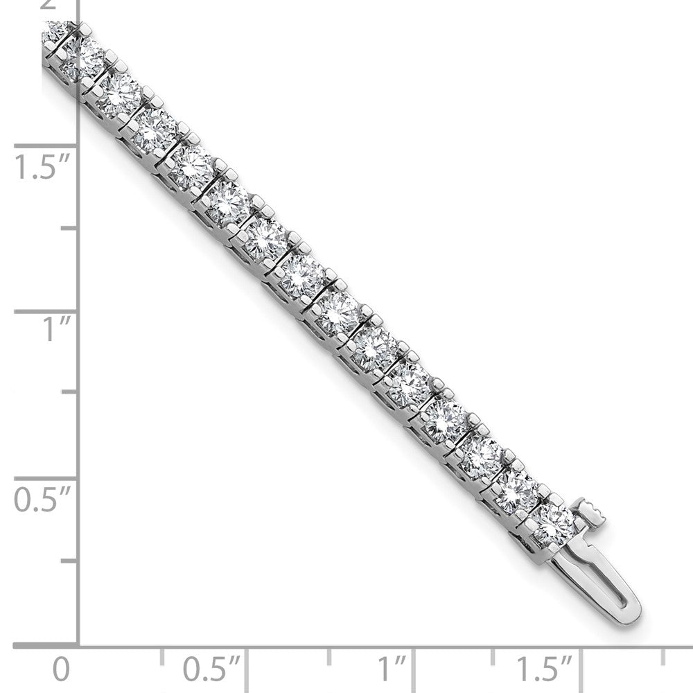 14k White Gold A Diamond Tennis Bracelet