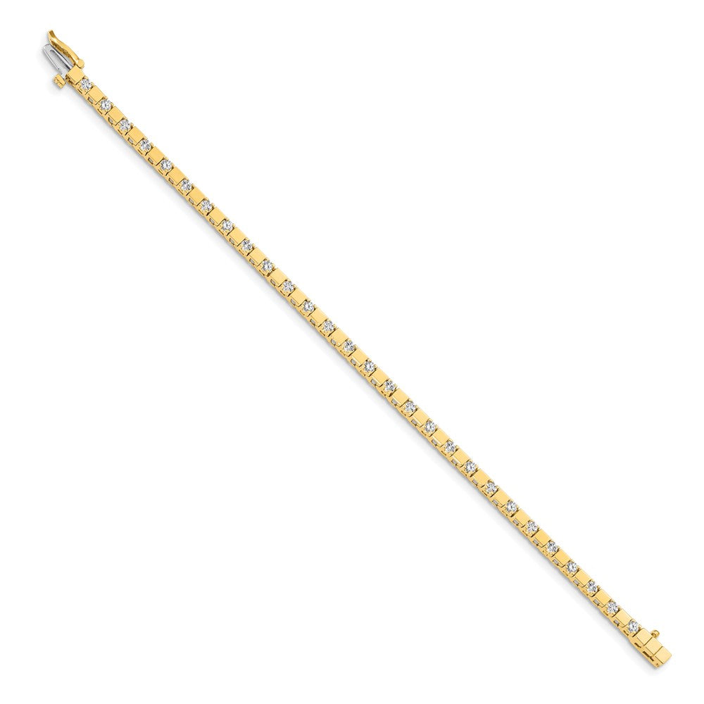 14k AAA Diamond Tennis Bracelet