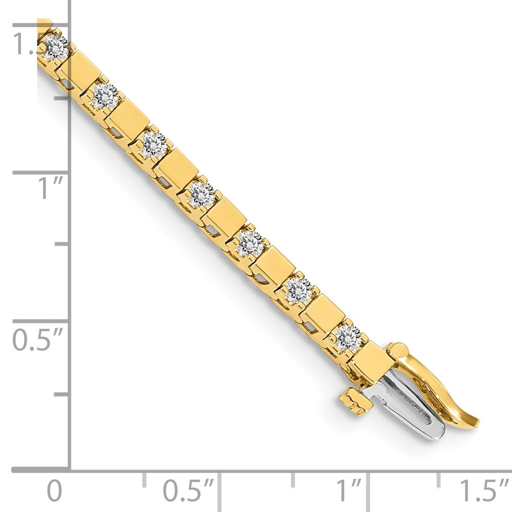 14k A Diamond Tennis Bracelet