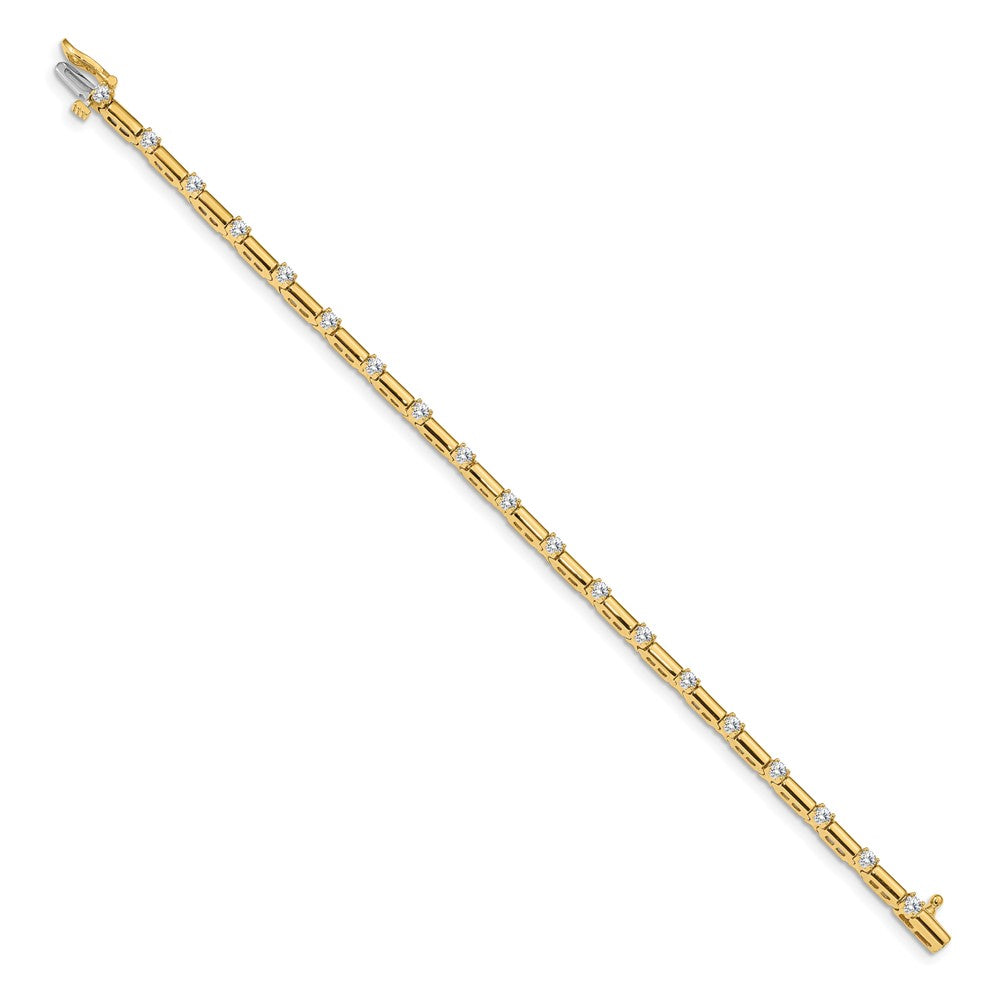 14k AAA Diamond Tennis Bracelet