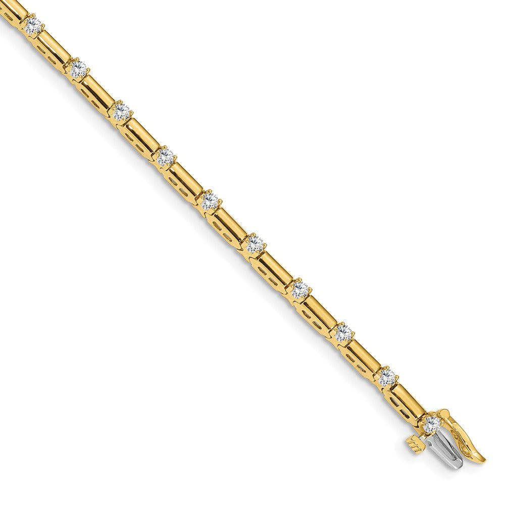 14k A Diamond Tennis Bracelet