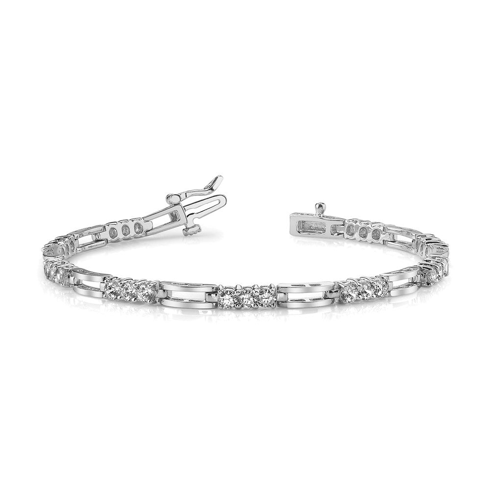 14k White Gold VS Diamond tennis bracelet