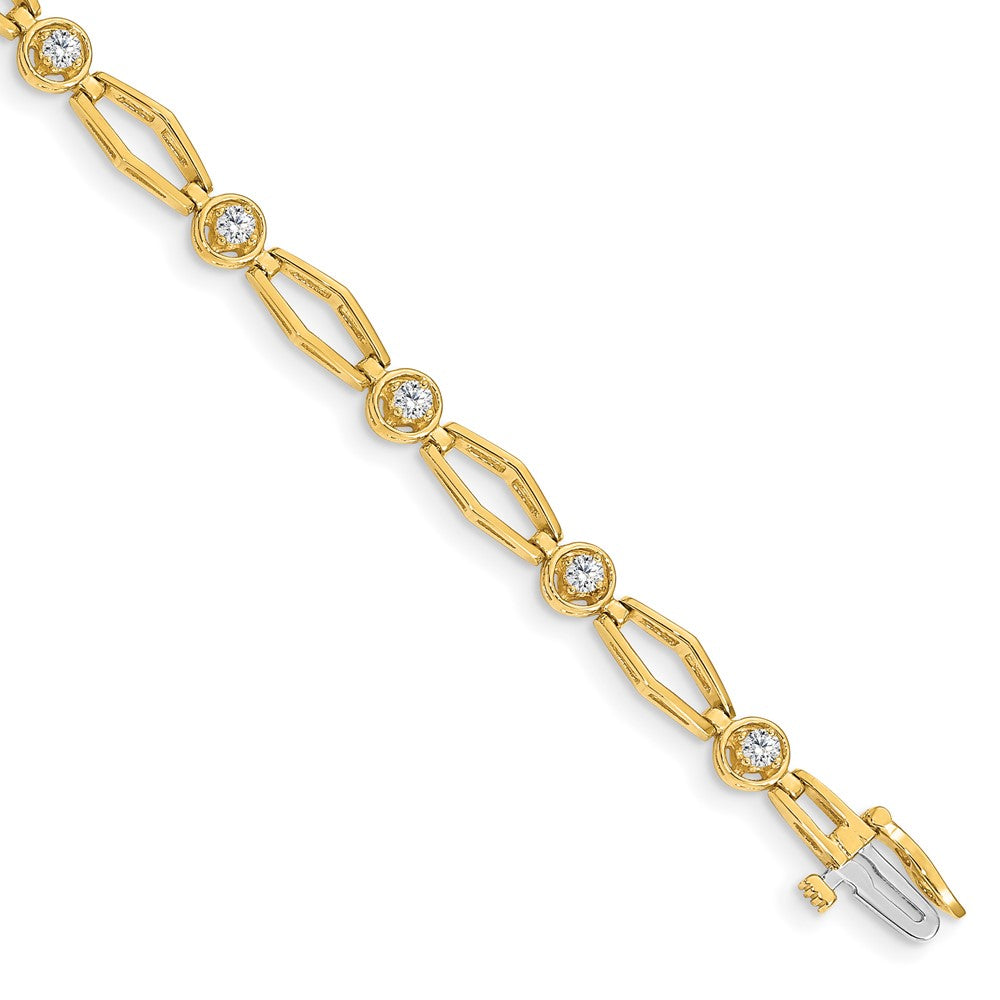 14k VS Diamond Fancy Bracelet