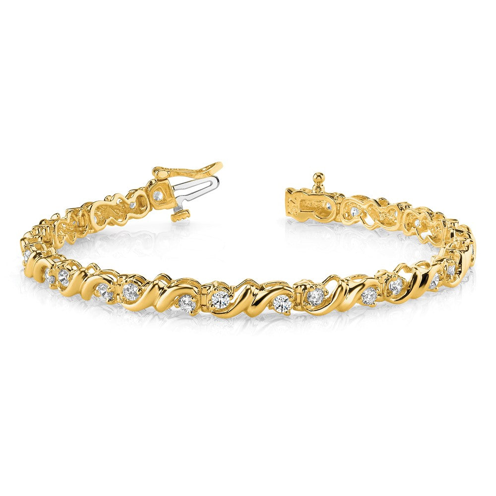14k VS Diamond Tennis Bracelet