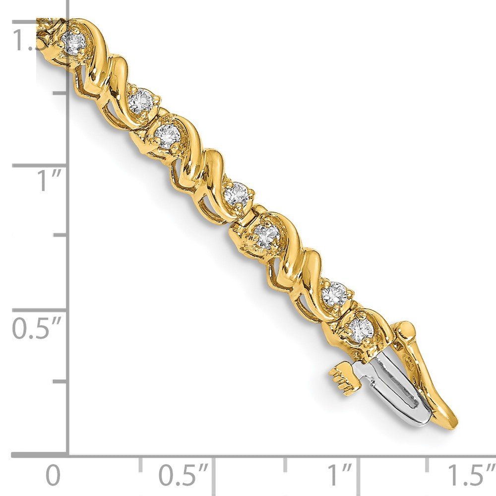 14k VS Diamond Tennis Bracelet