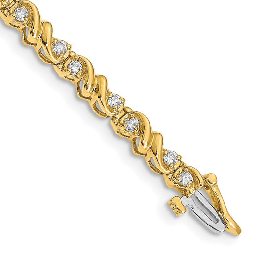 14k VS Diamond Tennis Bracelet