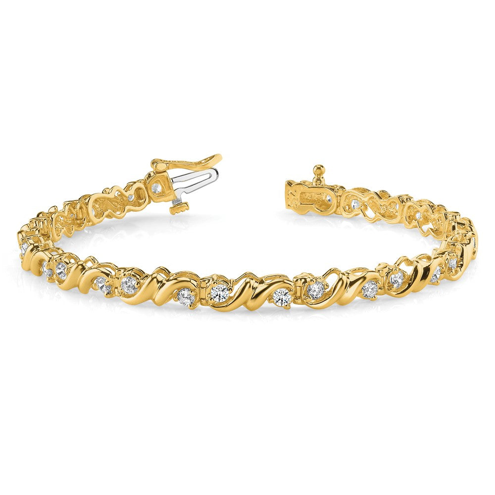 14k VS Diamond Tennis Bracelet