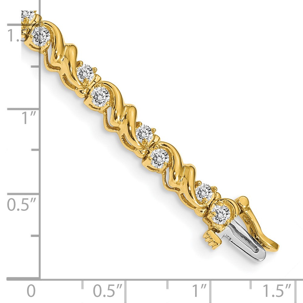 14k VS Diamond Tennis Bracelet