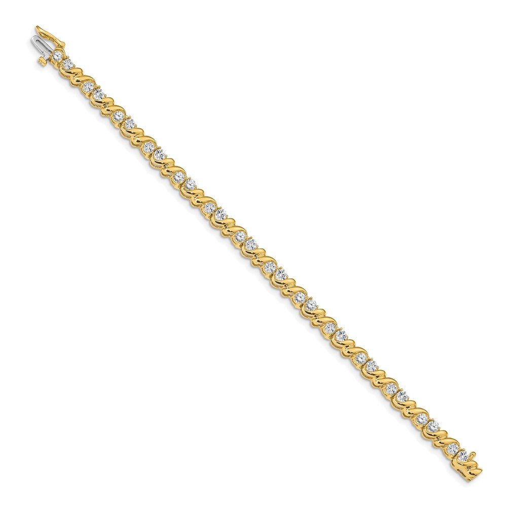 14k A Diamond Tennis Bracelet