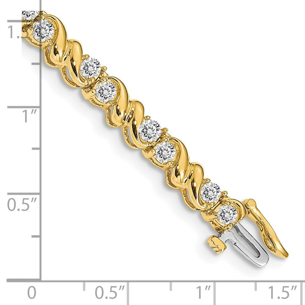 14k VS Diamond Tennis Bracelet