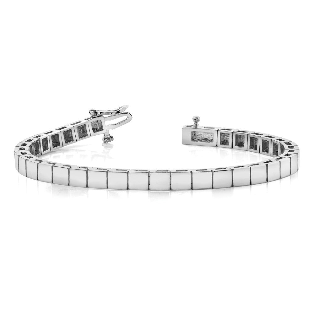 14k White Gold WG Holds 33 Stones up to 4mm, Add-a-Diamond Bracelet