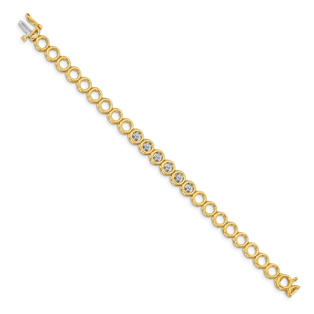 14k AA Diamond Add-A-Diamond Bracelet