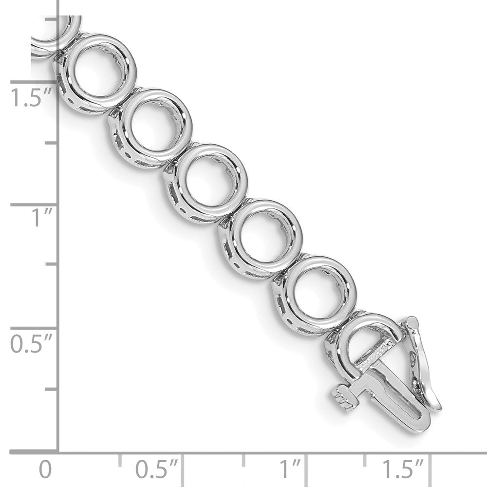 14k WG Holds 22 Stones up to 3.25mm, Add-a-Diamond Tennis Bracelet