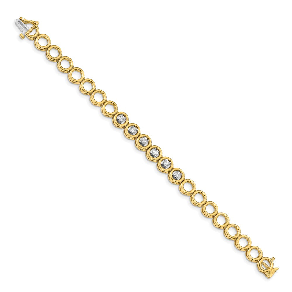 14k VS Diamond Add-A-Diamond Bracelet